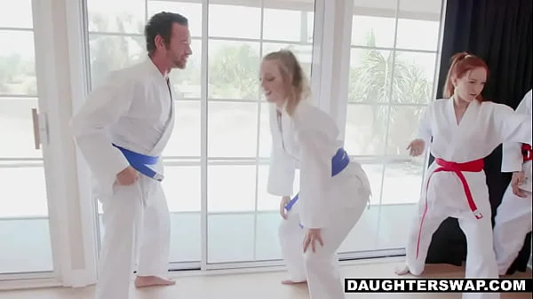 Slutty Teen (Maya Woulfe) Finds The Kinkiest Way To Get Away From Her New Strict Stepdad - Family Sinners